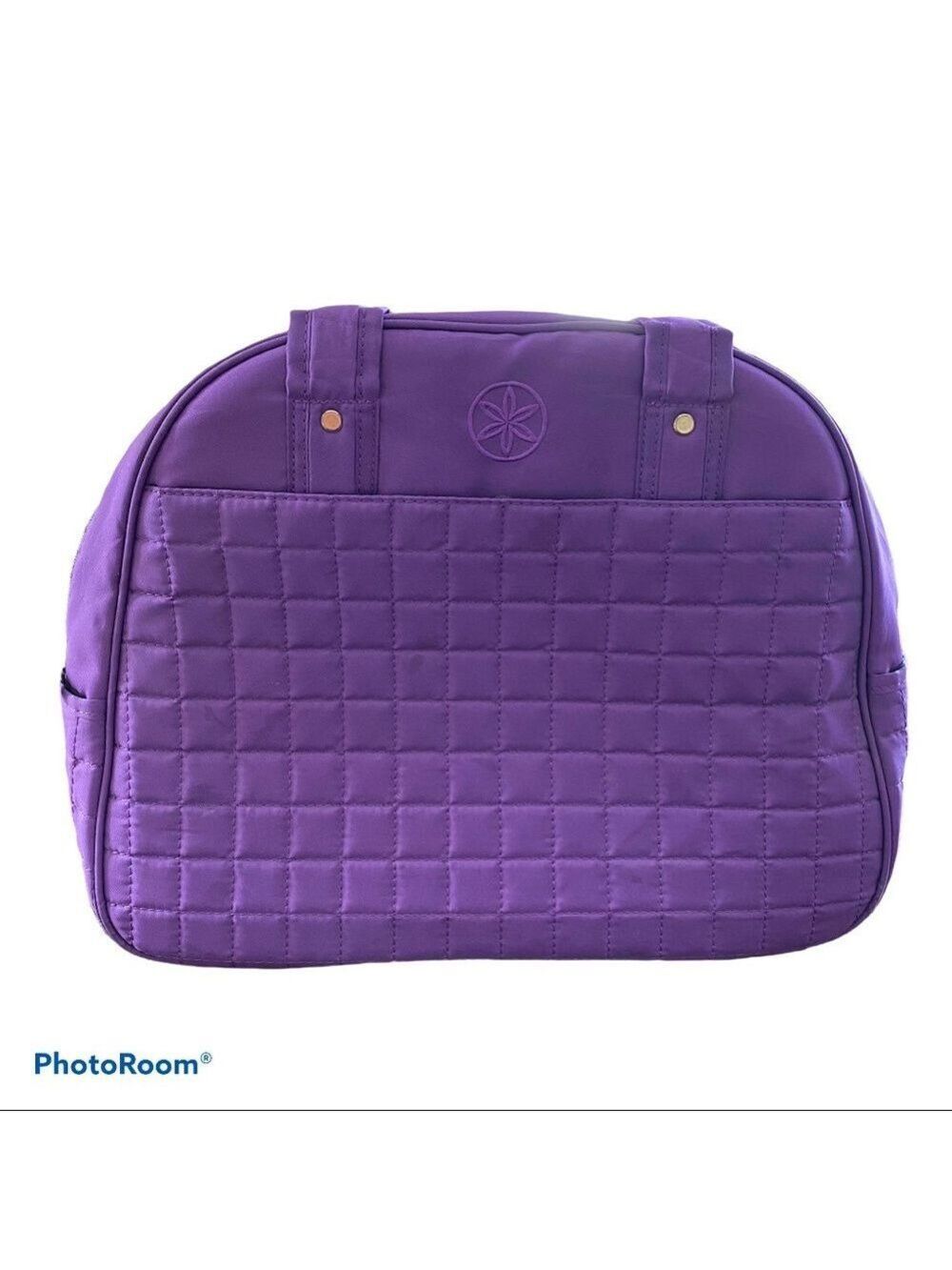 Gaiam Yoga Mat Carrier Bag Purple Quilted